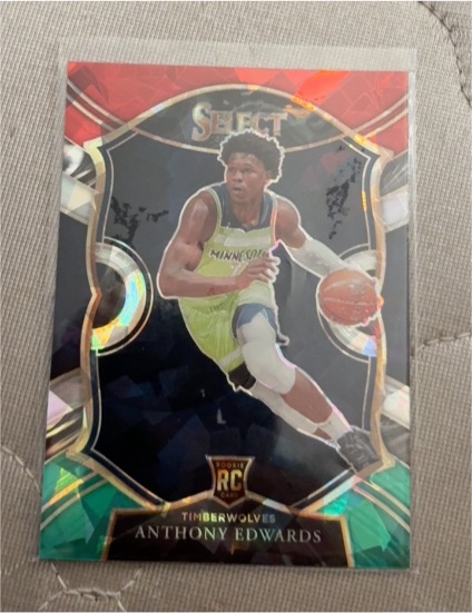 2020-21 Panini Select #61 Anthony Edwards — front