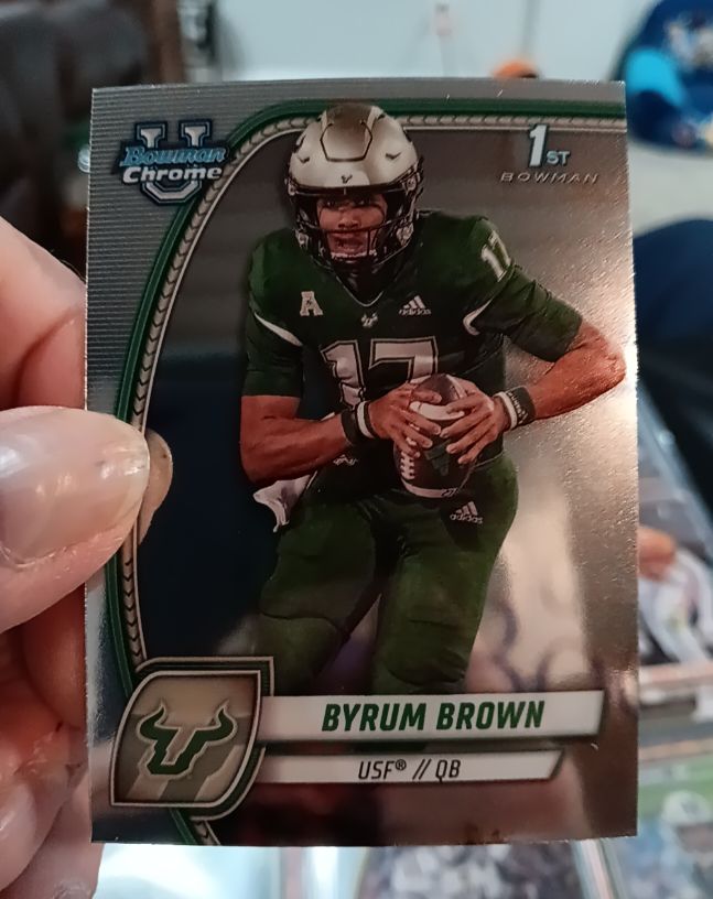 2024 Bowman University Chrome #34 Byrum Brown — front