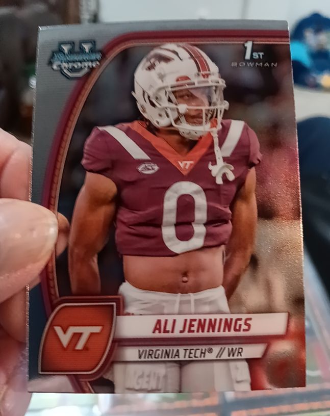 2024 Bowman Chrome University #10 Ali Jennings — front