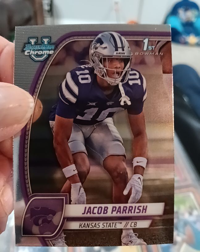 2024 Bowman Chrome University #82 Jacob Parrish — front