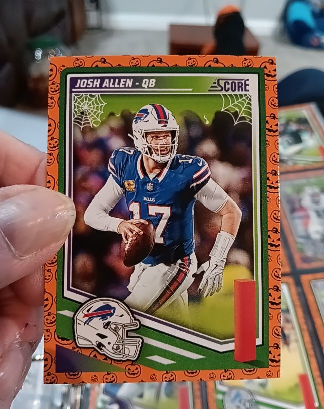 2025 Panini Score-A-Treat #QB Josh Allen — front