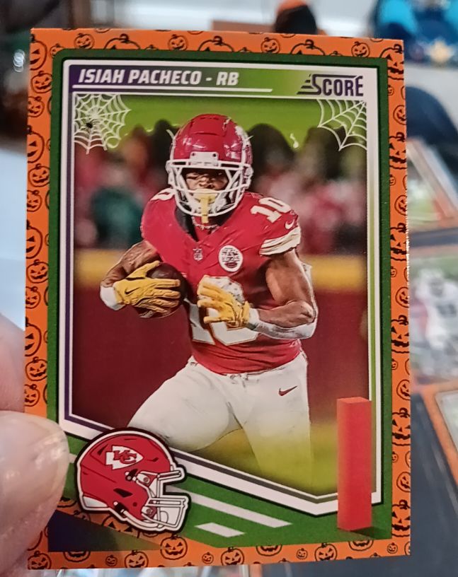 2025 Panini Score #278 Isiah Pacheco — front