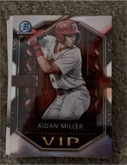 2025 Bowman Chrome #VIP-19 Aidan Miller — front