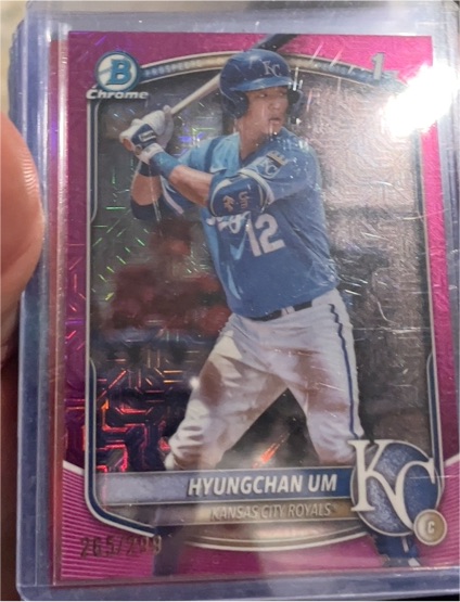 2025 Bowman Chrome #1 Hyungchan Um — front