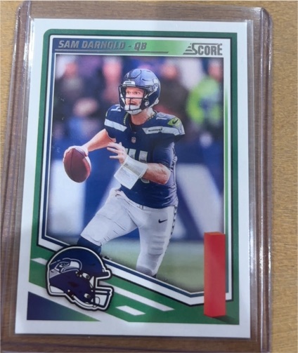 2025 Panini Score #40 Sam Darnold — front
