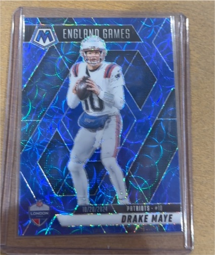 2025 Panini Mosaic #258 Drake Maye England Games — front