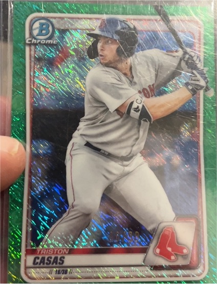 2020 Bowman Chrome Prospects #BCP-18 Triston Casas — front