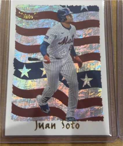 2025 Topps Archives - 1995 Topps Cyberstats #95C-10 Juan Soto — front