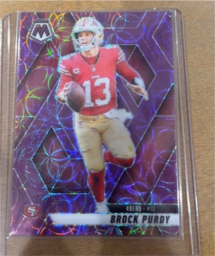 2025 Panini Mosaic #221 Brock Purdy — front