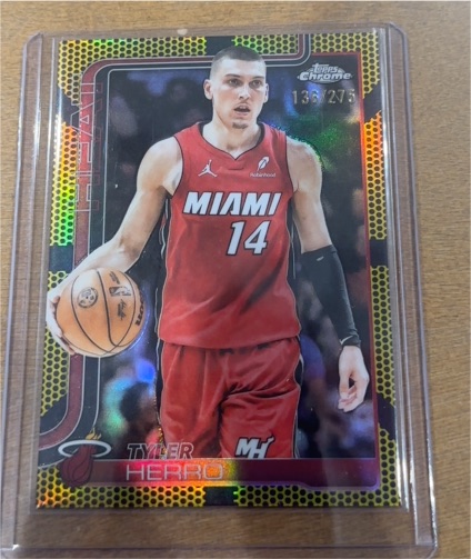 2025-26 Topps Chrome #188 Tyler Herro — front