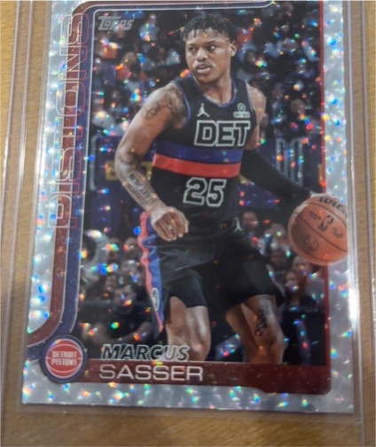 2025-26 Topps #46 Marcus Sasser — front