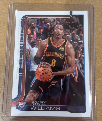2025-26 Topps #116 Jalen Williams — front