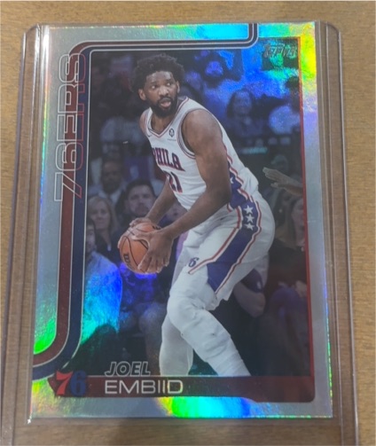 2025-26 Topps #22 Joel Embiid — front