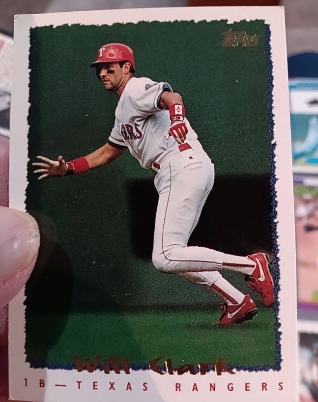 1995 Topps #558 Will Clark — front