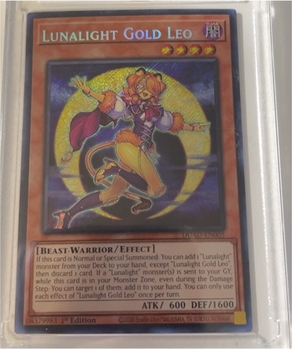 2020 Yu-Gi-Oh! DUAD-EN005 Lunalight Gold Leo — front
