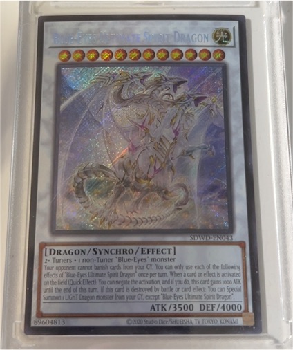 2020 Yu-Gi-Oh! SDWD-EN043 Blue-Eyes Ultimate Spirit Dragon — front