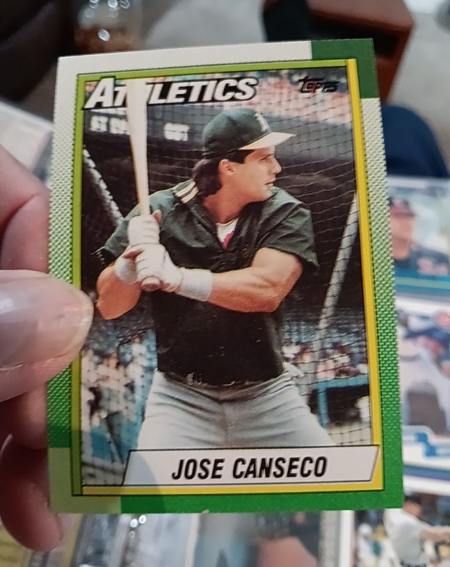 1990 Topps #250 Jose Canseco — front