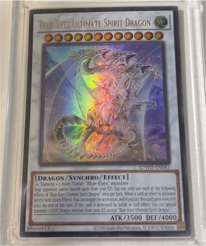 2020 Yu-Gi-Oh! SDWD-EN043 Blue Eyes Ultimate Spirit Dragon — front