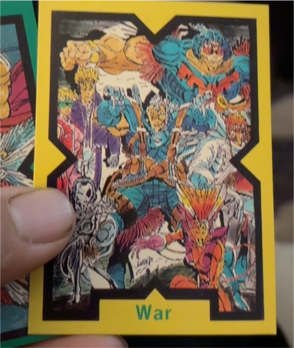 1991 Comic Images Marvel X-Force #89 War — front