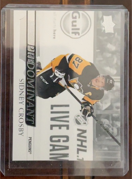 2020-21 Upper Deck Predominant #PR-8 Sidney Crosby — front
