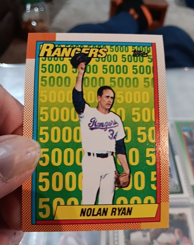 1990 Topps #5 Nolan Ryan — front