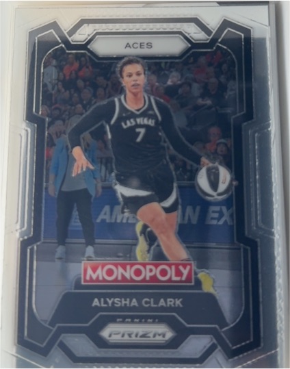 2024 Panini Prizm Monopoly WNBA #7 Alysha Clark — front