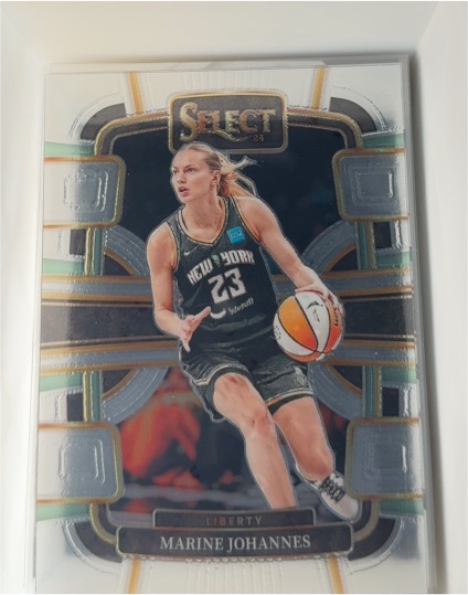 2023-24 Panini Select WNBA Silver Flash #23 Marine Johannes — front