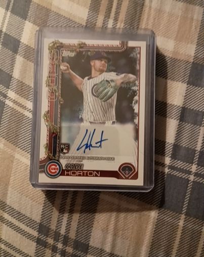 2025 Topps Holiday #PA-CH Cade Horton — front