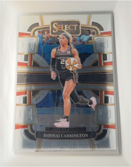 2024 Panini Select WNBA #18 DiJonai Carrington — front