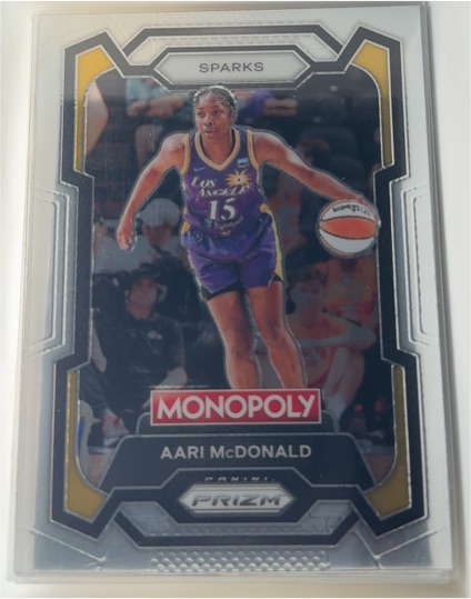 2024 Panini Prizm Monopoly WNBA #30 Aari McDonald — front