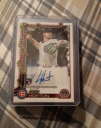2025 Topps Holiday #PA-CH Cade Horton — front