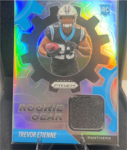 2025 Panini Prizm Rookie Gear # Trevor Etienne — front
