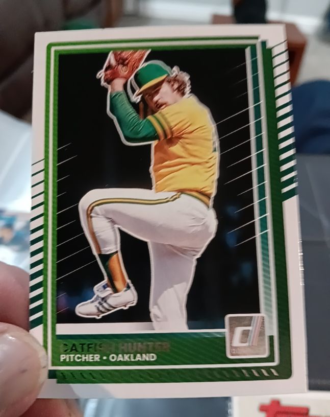 2025 Donruss #12 Catfish Hunter — front