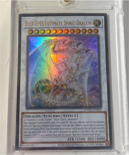 2020 Yu-Gi-Oh! SDWD-EN043 Blue-Eyes Ultimate Spirit Dragon — front
