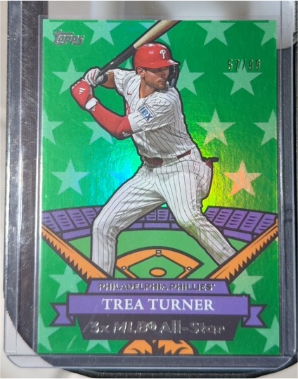 2025 Topps Archives #07AS-18 Trea Turner 2007 Topps All-Stars — front