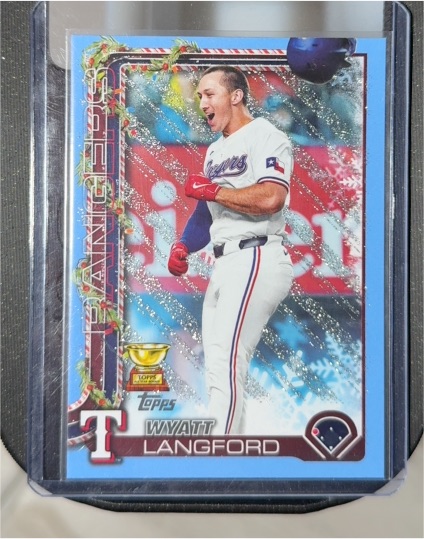 2025 Topps Holiday #H87 Wyatt Langford — front