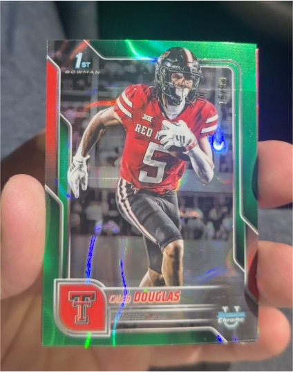 2025 Bowman Chrome University #74 Caleb Douglas — front