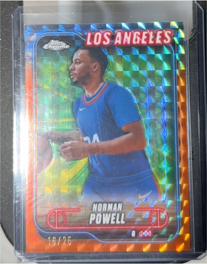 2024-25 Topps Chrome #176 Norman Powell — front