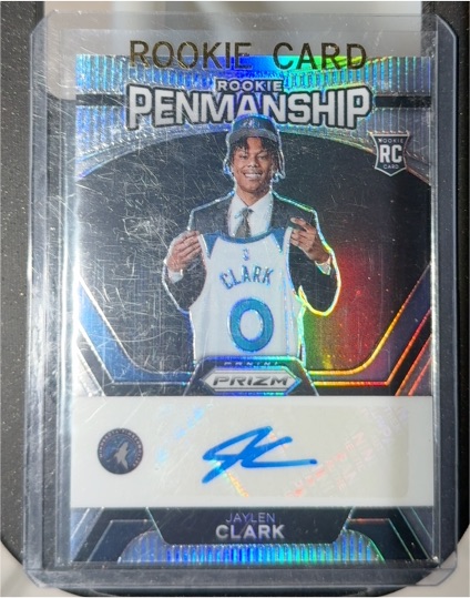 2023-24 Panini Prizm Rookie Penmanship #RP-JYN Jaylen Clark — front