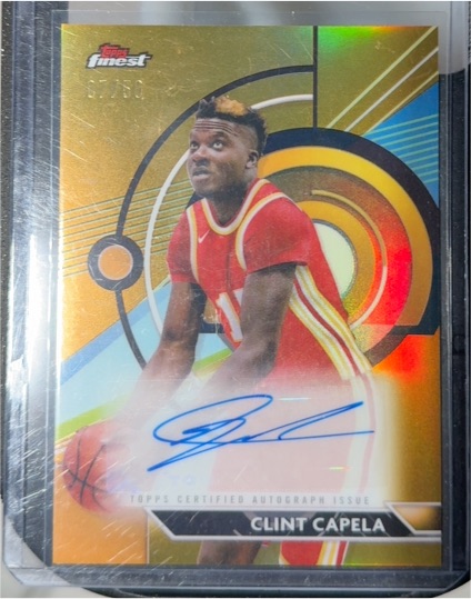 2023-24 Topps Finest #FA-CLC Clint Capela — front