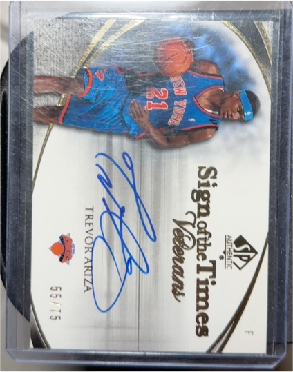 2005-06 SP Authentic #SOTT-VA Trevor Ariza Sign of the Times Veterans — front