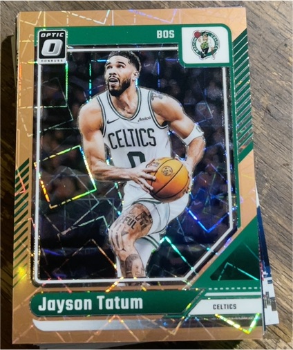 2024-25 Donruss Optic #70 Jayson Tatum — front