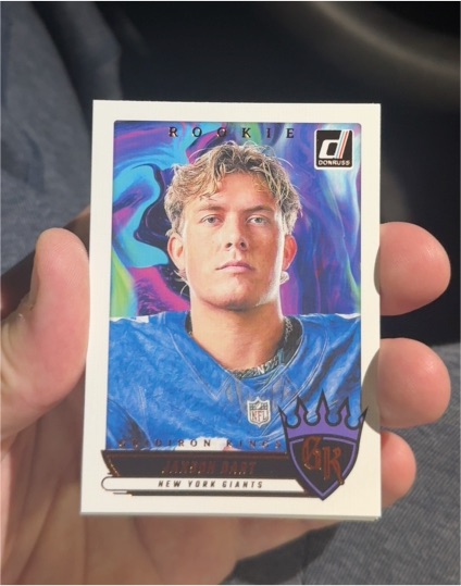 2025 Donruss Gridiron Kings #RGK-JDT Jaxson Dart — front