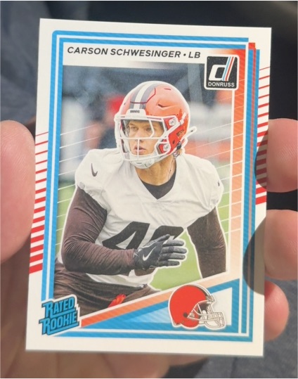 2025 Donruss #392 Carson Schwesinger — front