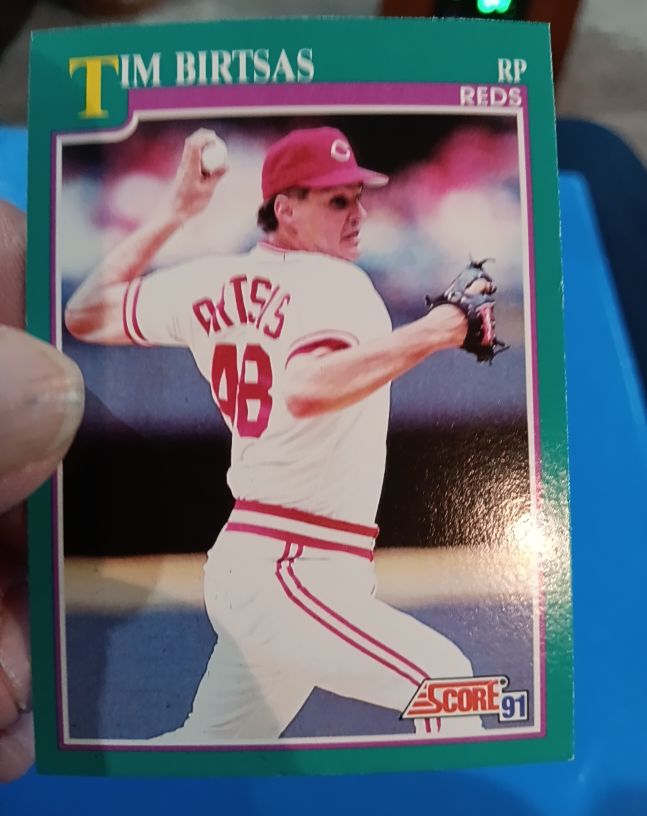 1991 Score #T Tim Birtsas — front