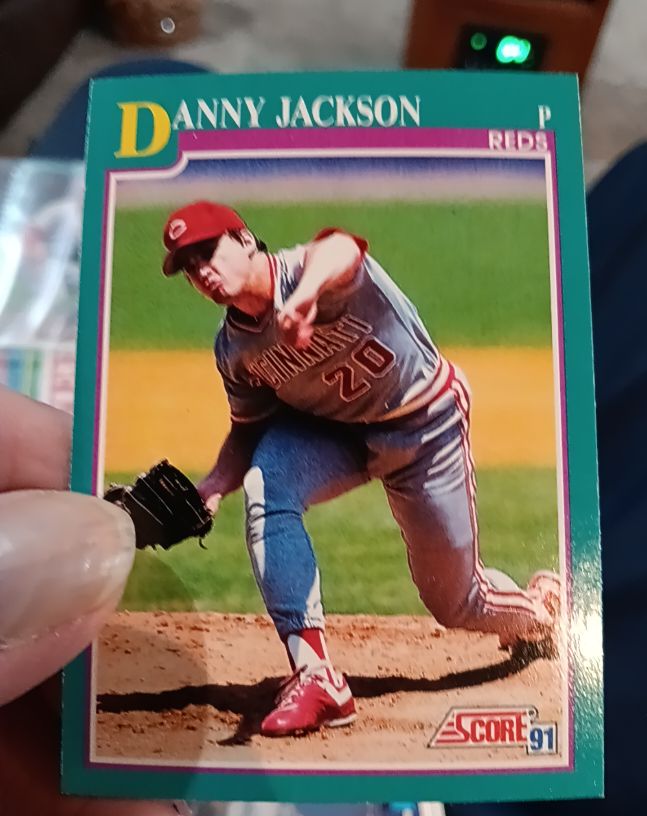 1991 Score #91 Danny Jackson — front
