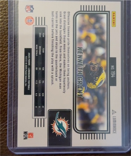 2024 Panini Luminance #194 Kenneth Grant — front
