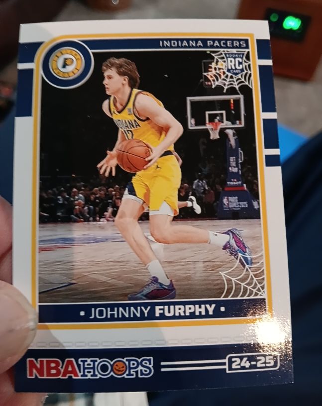 2024-25 Panini Haunted Hoops #265 Johnny Furphy — front