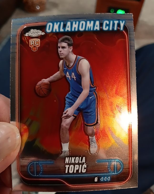 2024-25 Topps Chrome #119 Nikola Topić — front