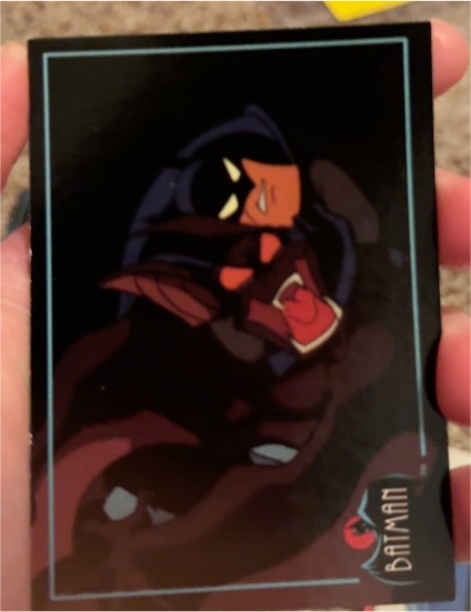 1993 Topps Batman The Animated Series #57 On Leather Wings — front